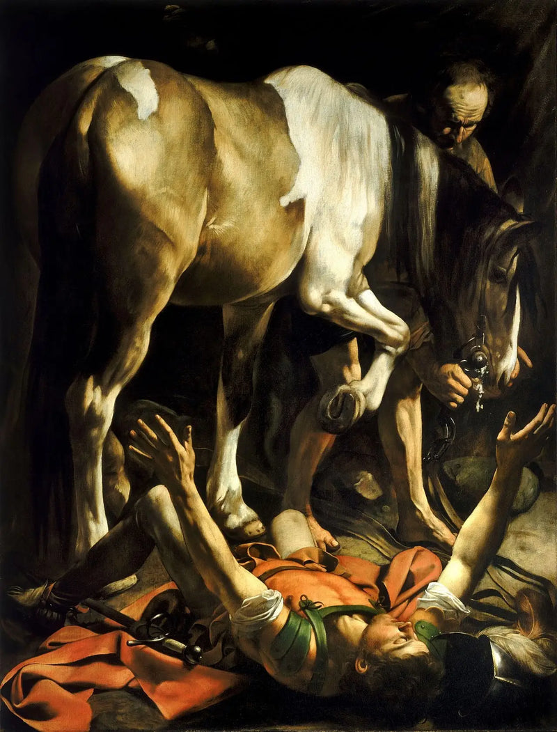 La Conversión de San Pablo en el camino de Damas - Caravaggio
