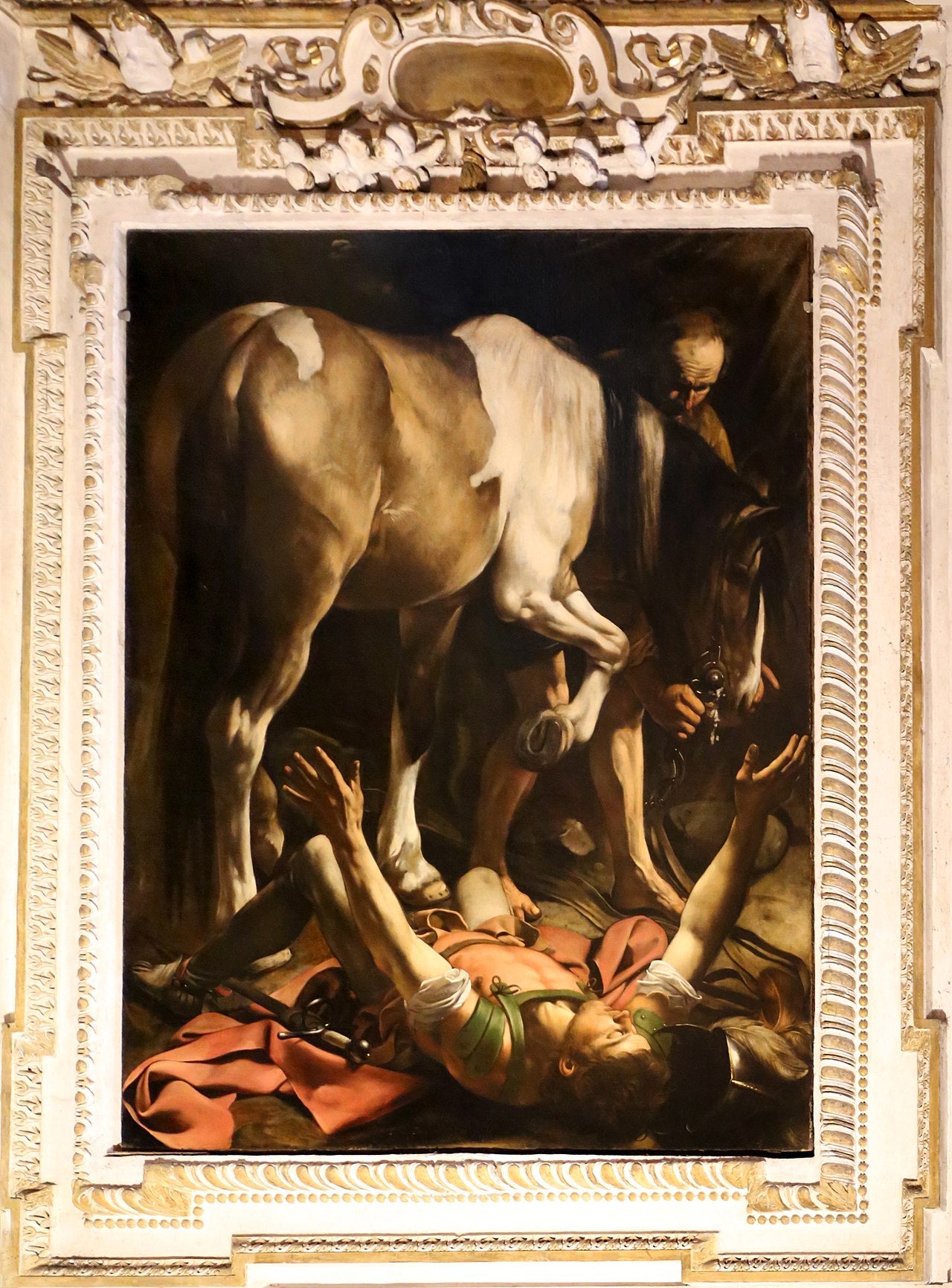 La Conversión de San Pablo en el camino de Damas - Caravaggio