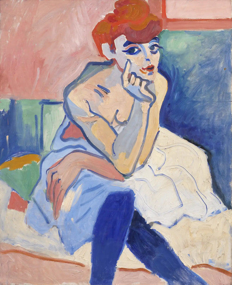 La mujer con camisa - André Derain