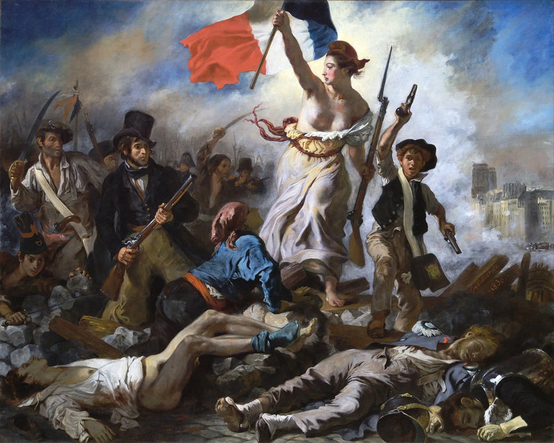 La Libertad guiando al pueblo - Eugène Delacroix