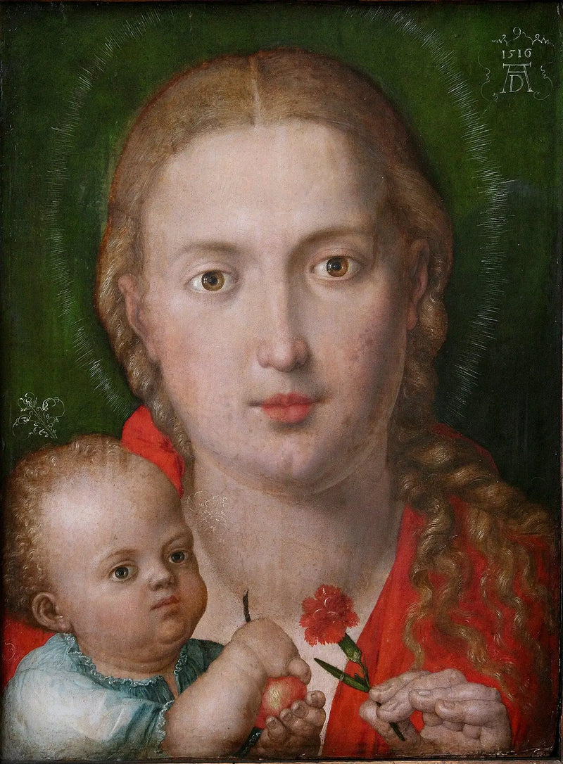 La Madonna con el clavel - Albrecht Dürer