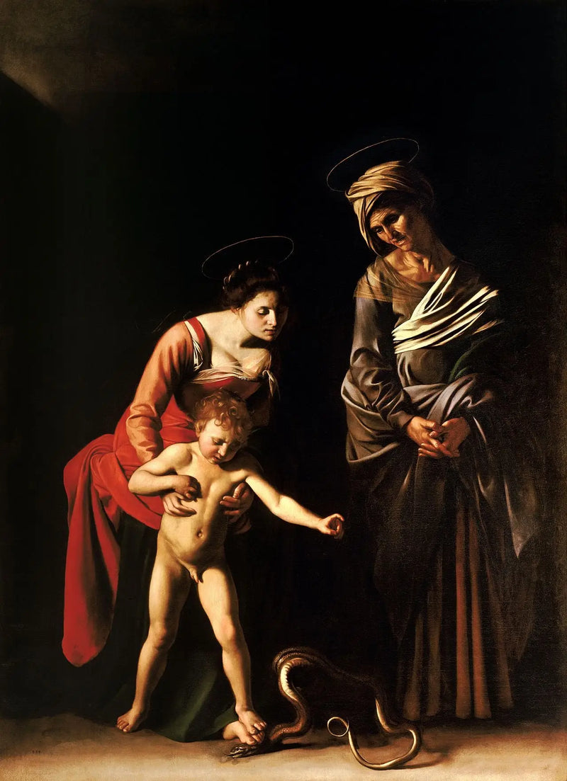 La Madonna de los mozos de cuadra - Caravaggio