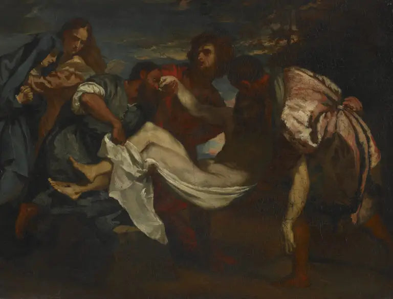 La Deposición en el sepulcro - Théodore Géricault