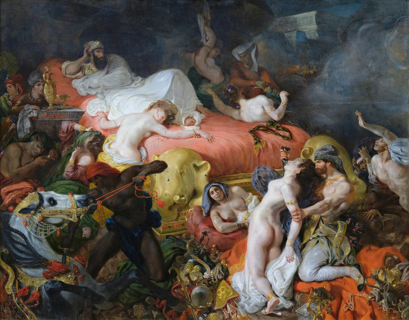 La Muerte de Sardanápalo - Eugène Delacroix