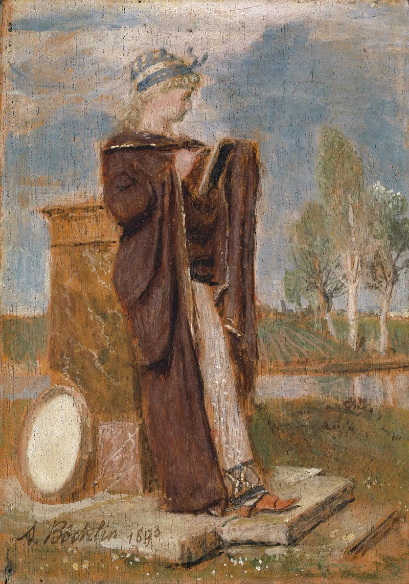 La Musa Thalía - Arnold Böcklin