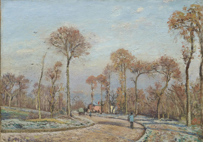 La Ruta de Versalles, Louveciennes: Helada matutina - Camille Pissarro