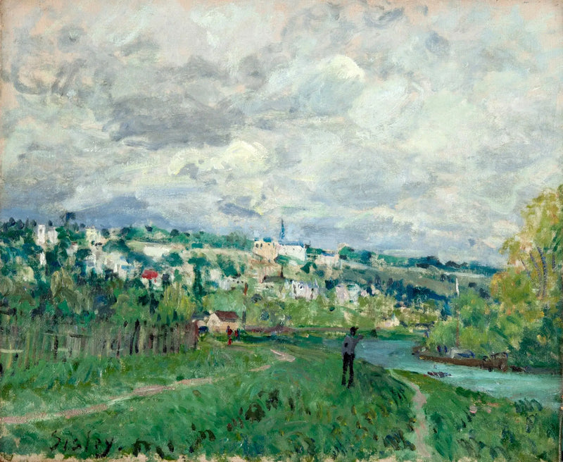 El Sena cerca de Saint-Cloud - Alfred Sisley