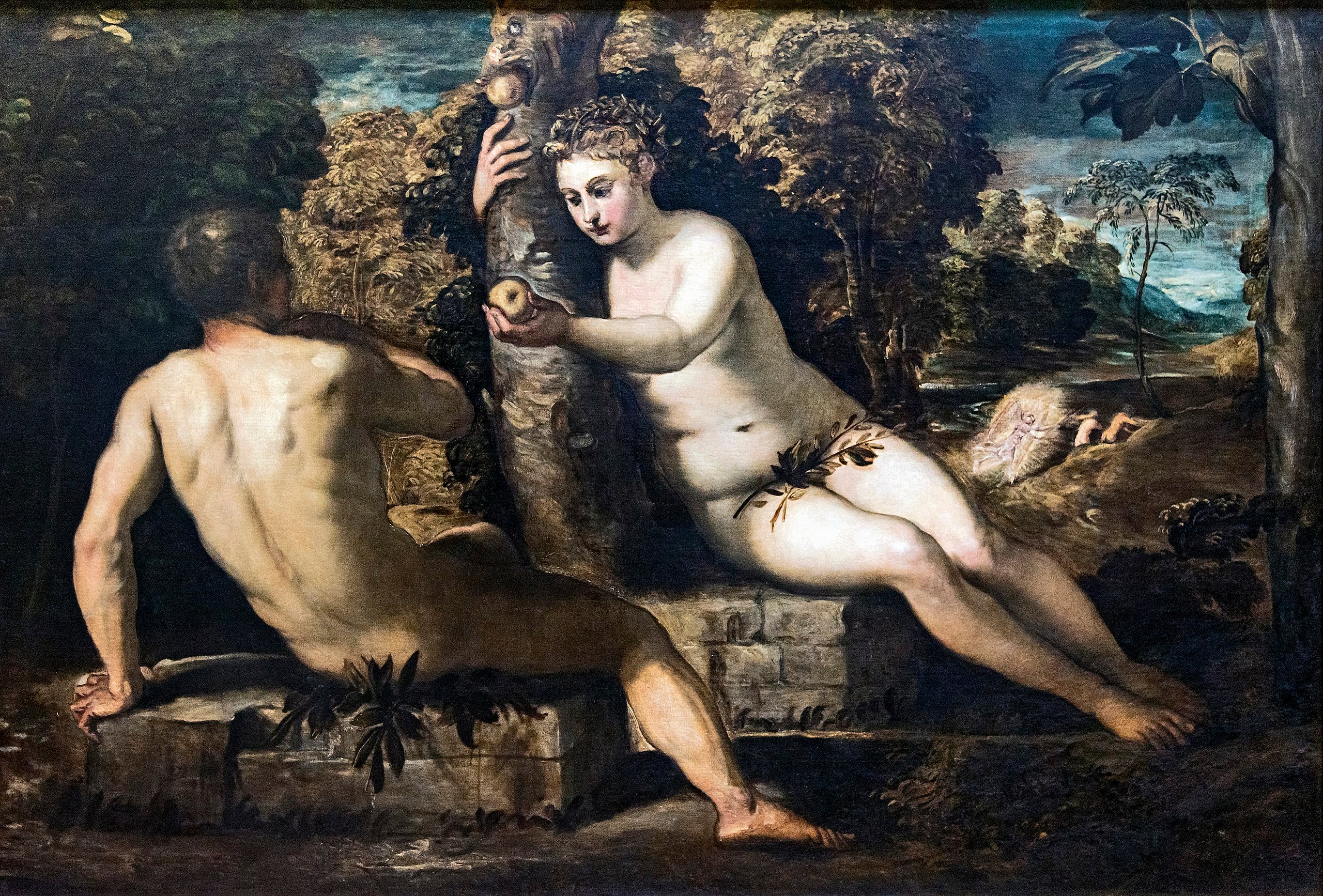 La Tentation d’Adam et Ève - Jacopo Tintoretto - Alpha Reproduction