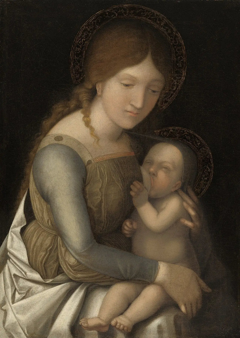 La Virgen con el Niño - Antonio da Correggio