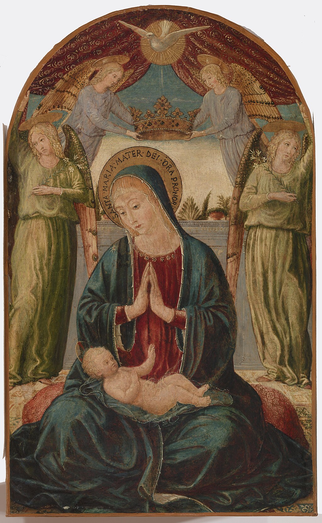 La Vierge à l’Enfant avec des anges - Benozzo Gozzoli - Alpha Reproduction