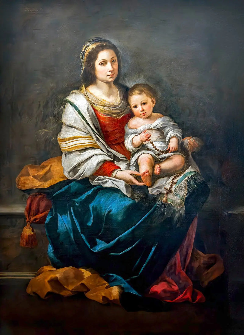 La Virgen con rosario - Bartolomé Esteban Murillo