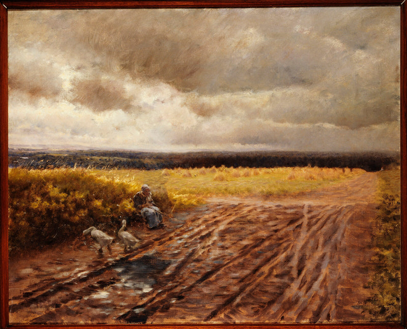 La guardadora de gansos - Giuseppe De Nittis