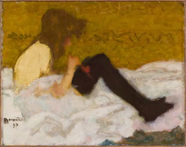 La joven con medias negras - Pierre Bonnard