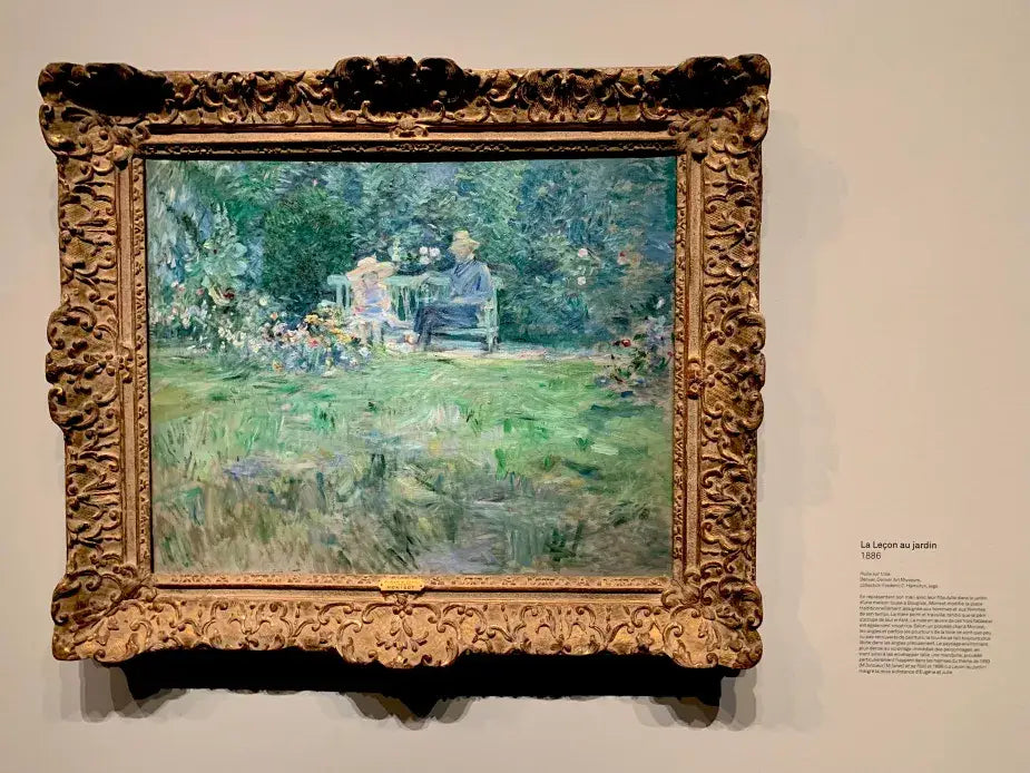 La leçon au jardin - Berthe Morisot - Alpha Reproduction