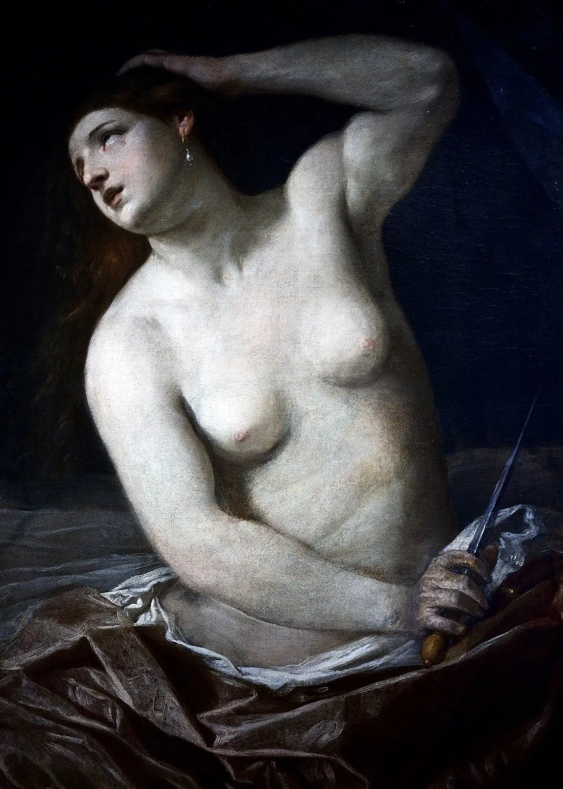 La muerte de Lucrecia - Guido Reni