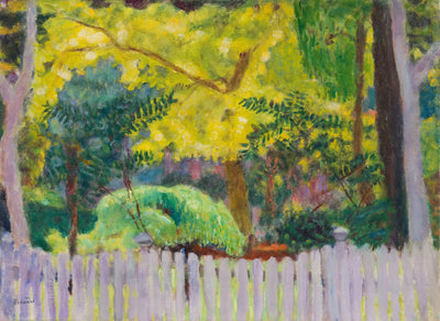 Reproduction du tableau « La palissade violette - Pierre Bonnard » par Alpha Reproduction en peinture à l’huile