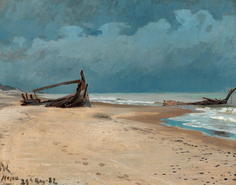 La playa de Højen. - Peder Severin Krøyer