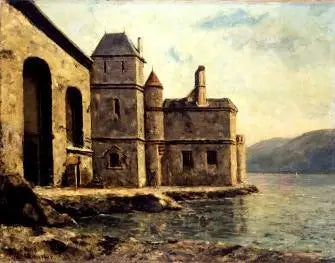 La prisión cerca del lago - Gustave Courbet