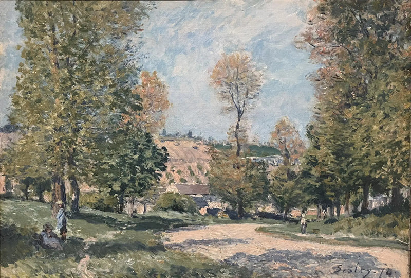 La carretera de Louveciennes - Alfred Sisley