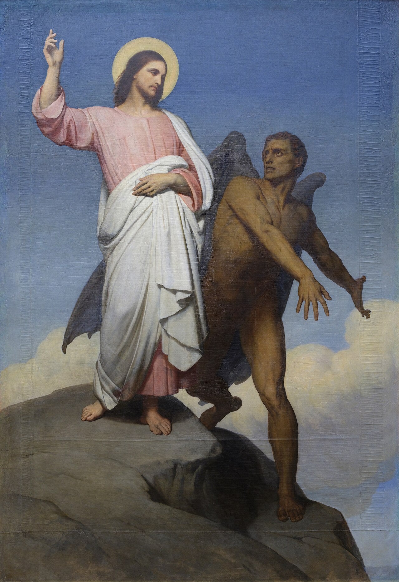 La tentation du Christ - Ary Scheffer - Alpha Reproduction