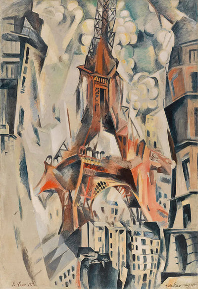 Reproduction du tableau « La tour Eiffel - Robert Delaunay » par Alpha Reproduction en peinture à l’huile