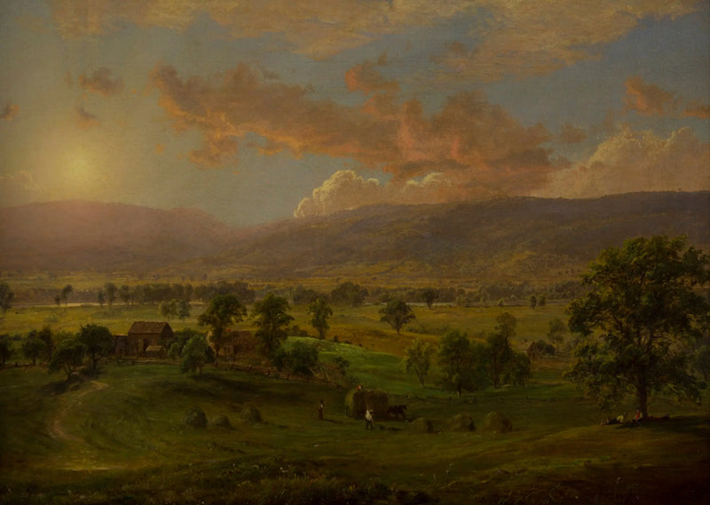 La vieja granja, valle de Wyoming - Jasper Francis Cropsey