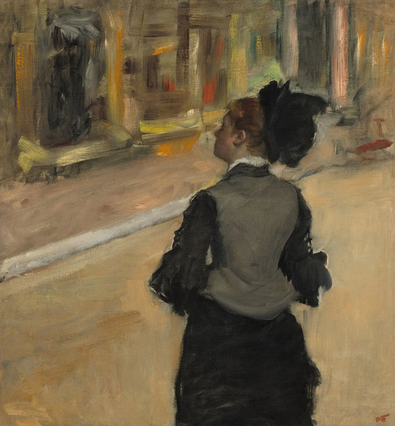 La visita al museo - Edgar Degas