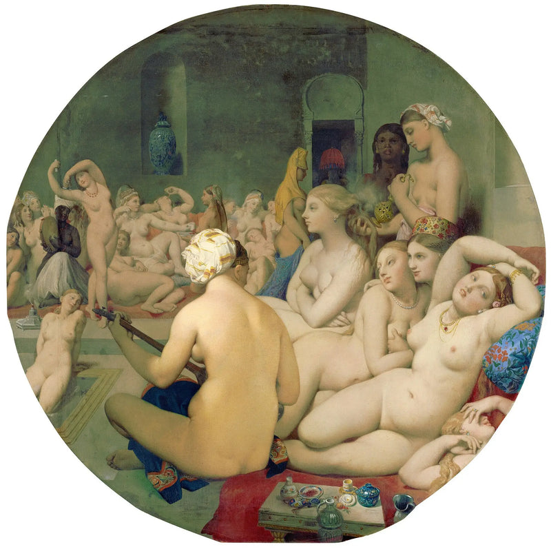 El Baño turco - Jean-Auguste-Dominique Ingres