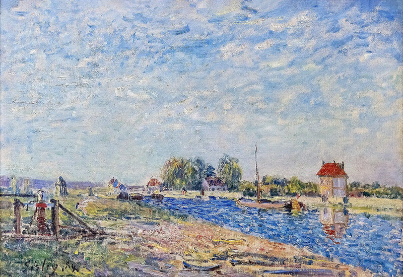 El Canal del Loing - Alfred Sisley