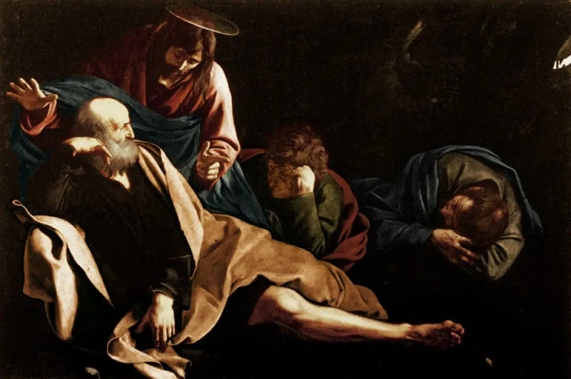 El Cristo en el monte de los Olivos - Caravaggio