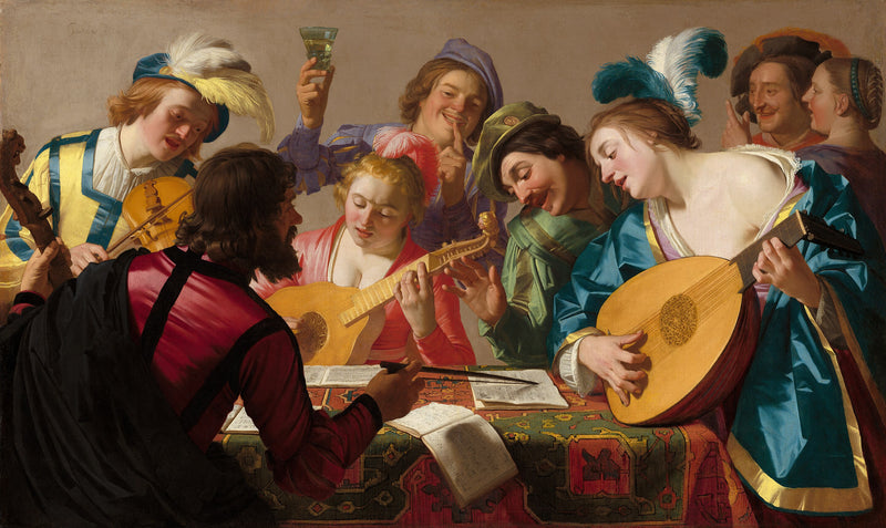 El Concierto - Gerrit van Honthorst