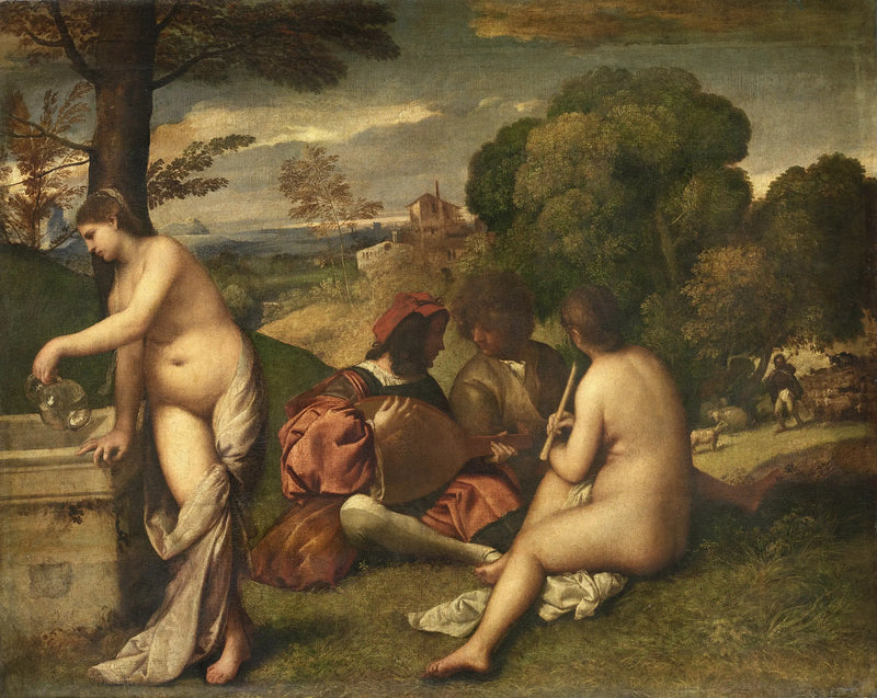 El concierto campestre - Giorgione
