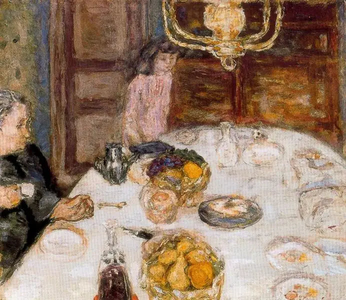 El Almuerzo en Grand-Lemps - Pierre Bonnard