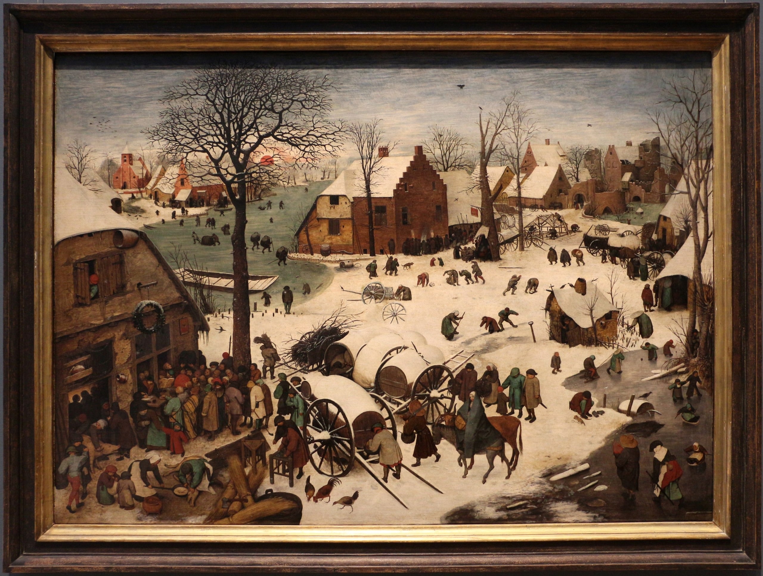 Le Dénombrement de Bethléem - Pieter Brueghel the Elder - Alpha Reproduction