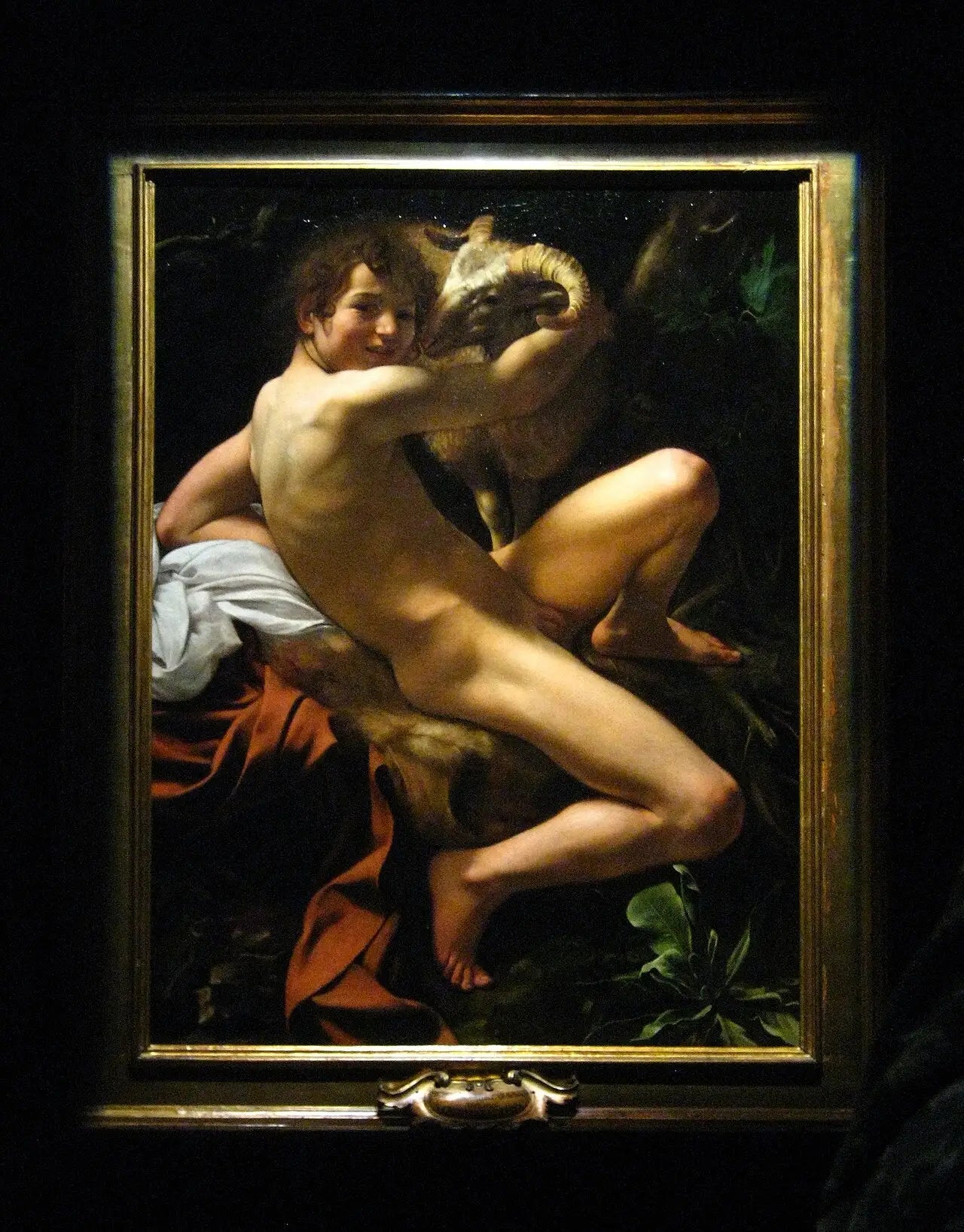 Le Jeune Saint Jean-Baptiste au bélier - Le Caravage - Alpha Reproduction