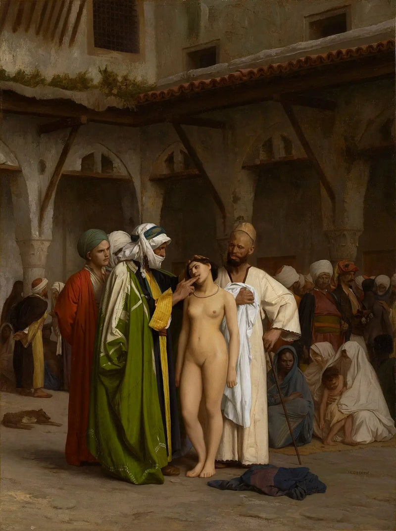 El Mercado de los Esclavos - Jean-Léon Gérôme