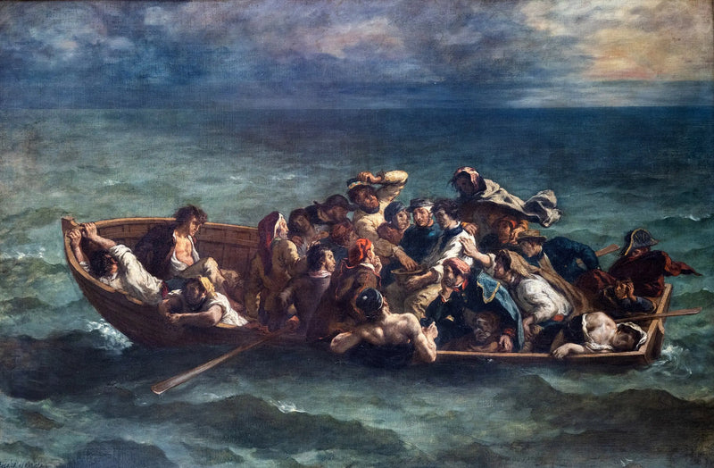 El Naufragio de don Juan - Eugène Delacroix