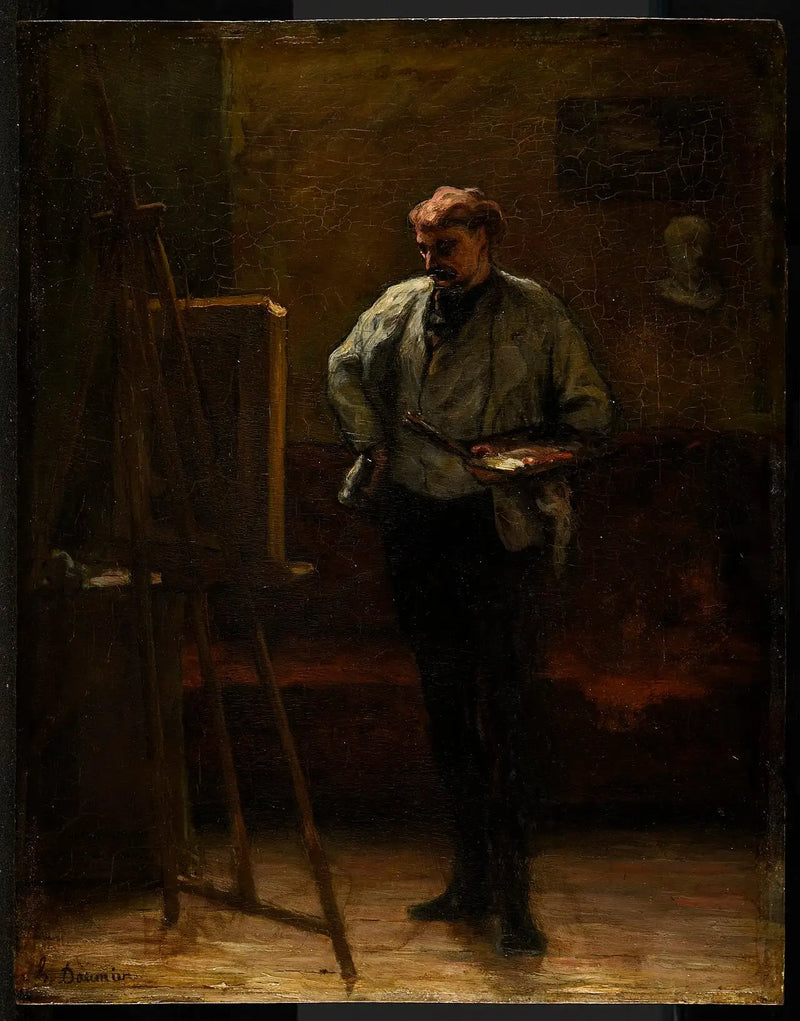 El Pintor - Honoré Daumier