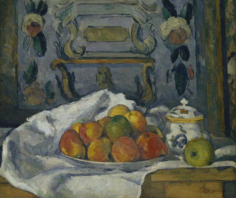 El plato de manzanas - Paul Cézanne