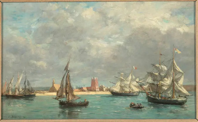 El Puerto de Camaret - Eugène Boudin