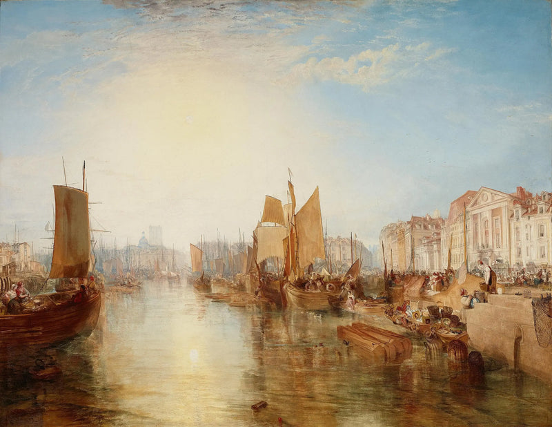 El Puerto de Dieppe - J. M. W. Turner