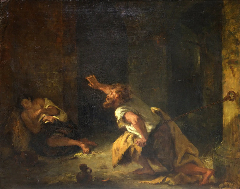 El Prisionero de Chillon - Eugène Delacroix