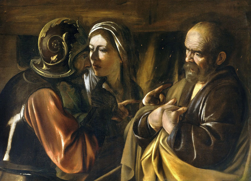 La Negación de san Pedro - Caravaggio