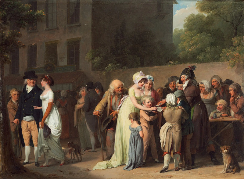 El tramposo del bulevar - Louis-Léopold Boilly