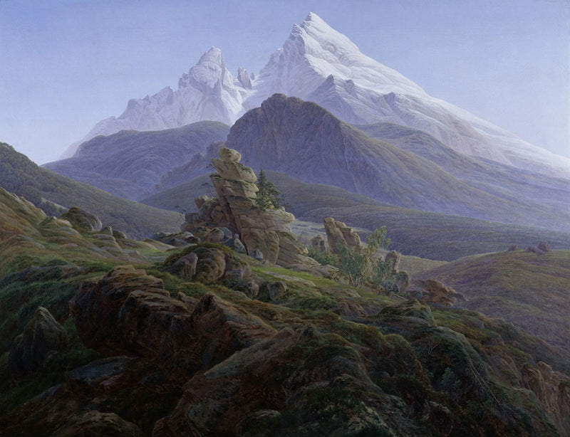 El Watzmann - Caspar David Friedrich