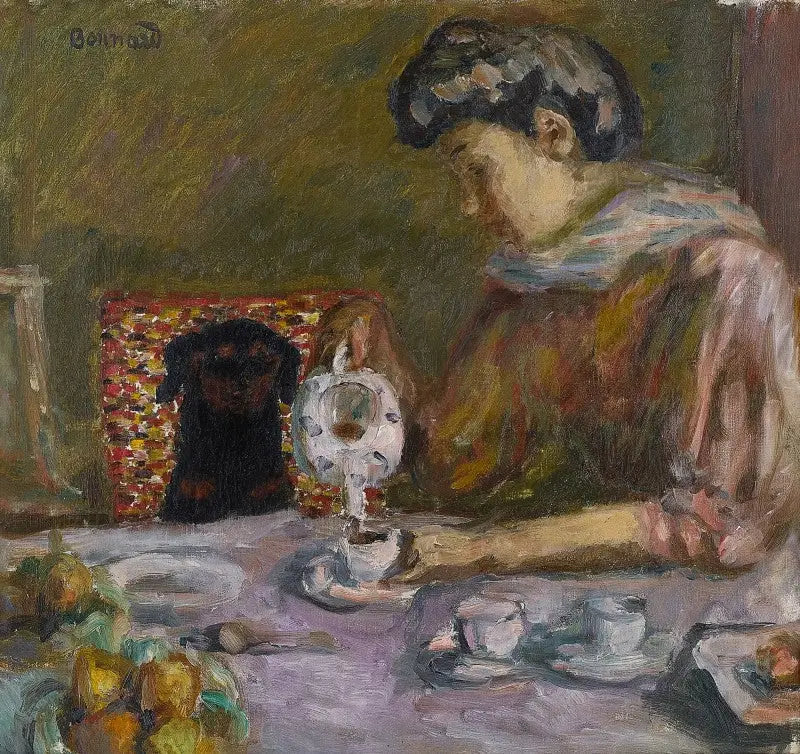 El café - Pierre Bonnard