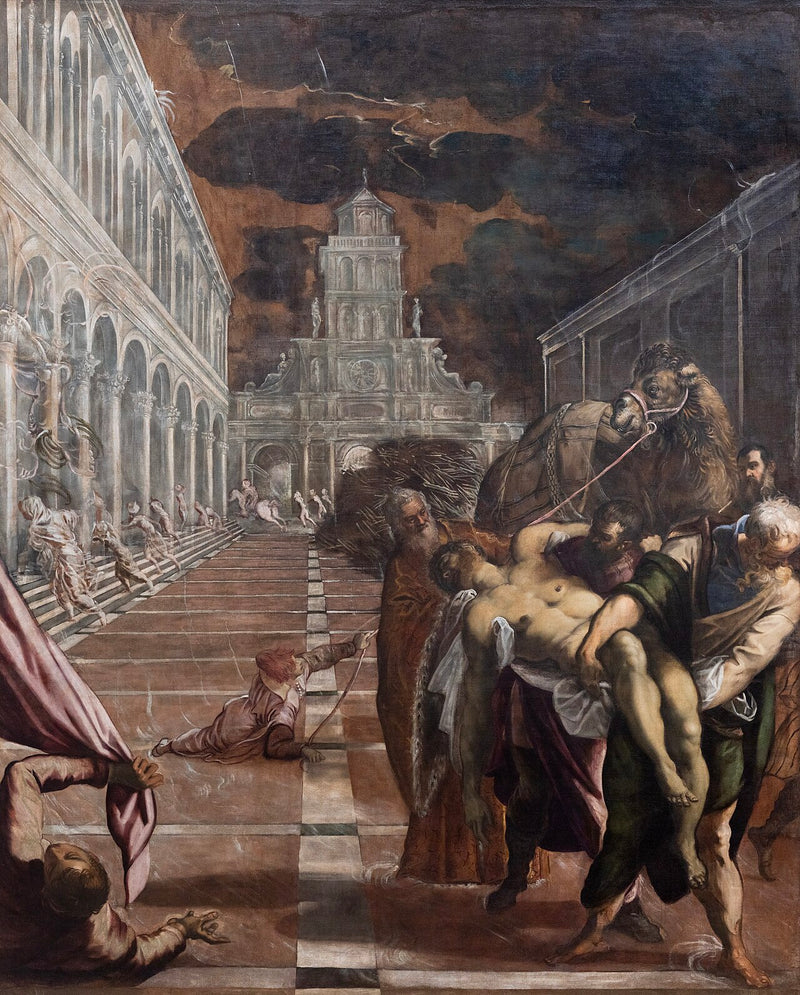 El cuerpo de san Marcos llevado a Venecia - Jacopo Tintoretto