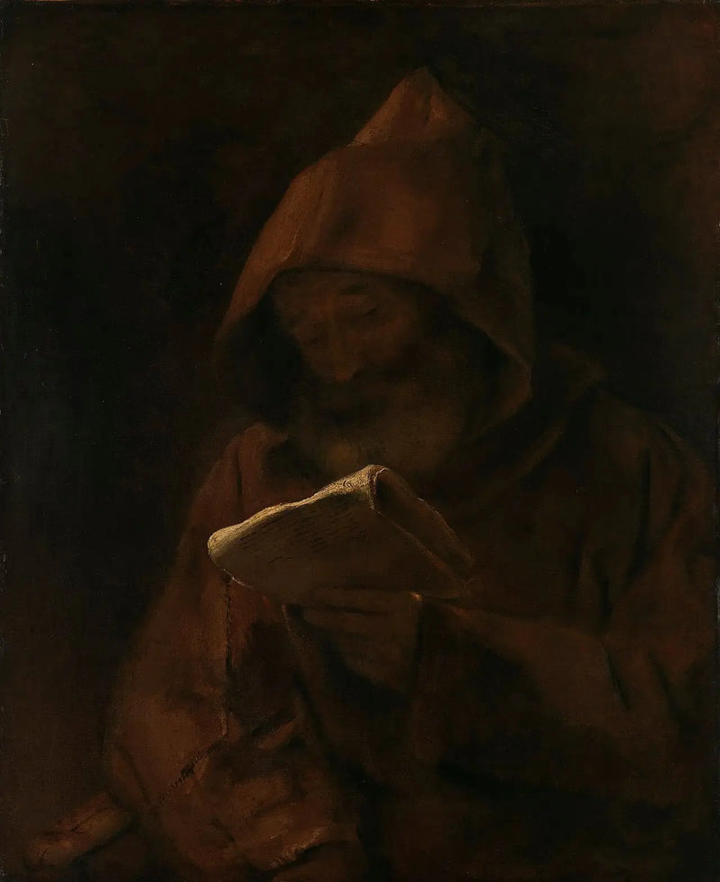 Lectura del monje - Rembrandt