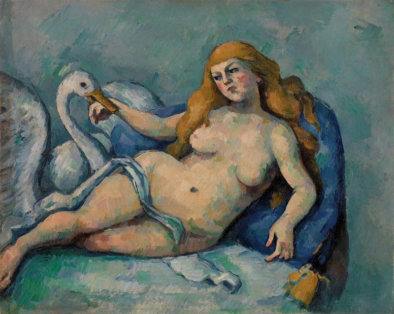 Leda con el cisne - Paul Cézanne