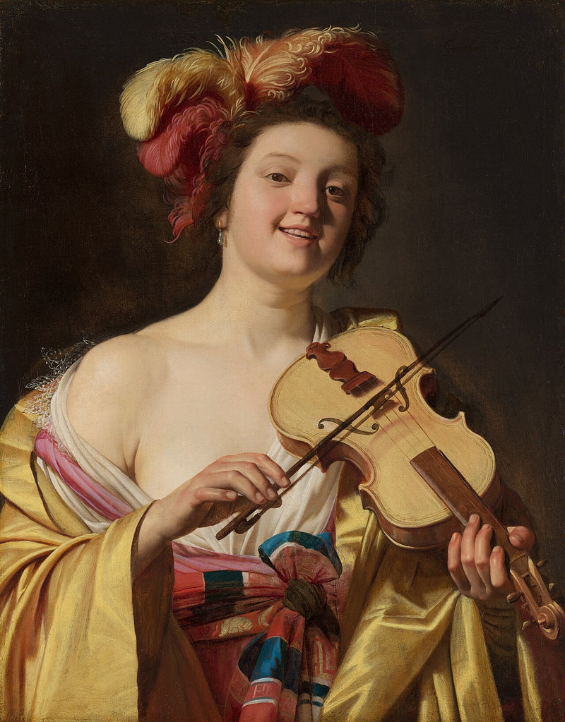 El violinista - Gerrit van Honthorst